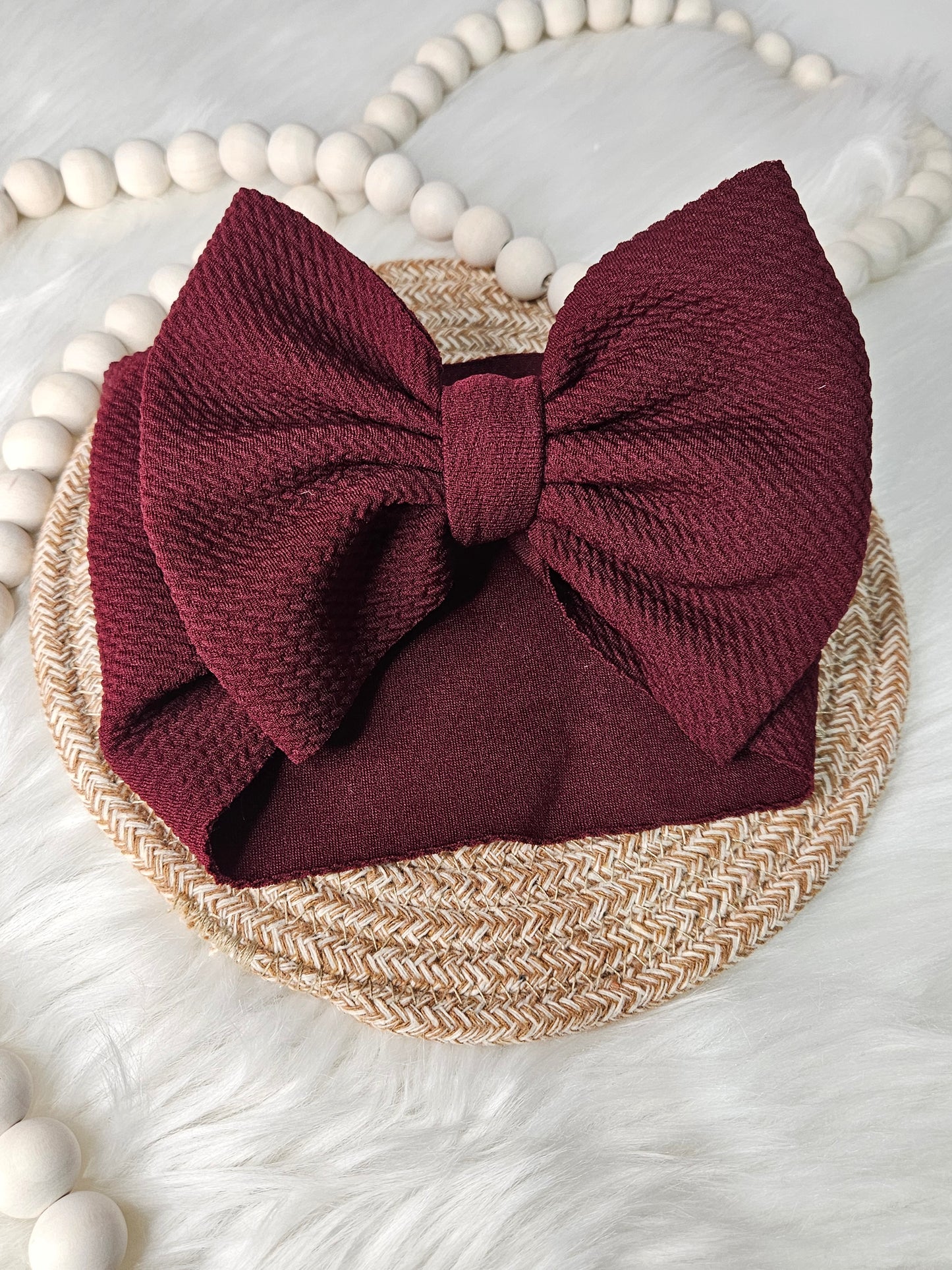 Burgundy Headwrap