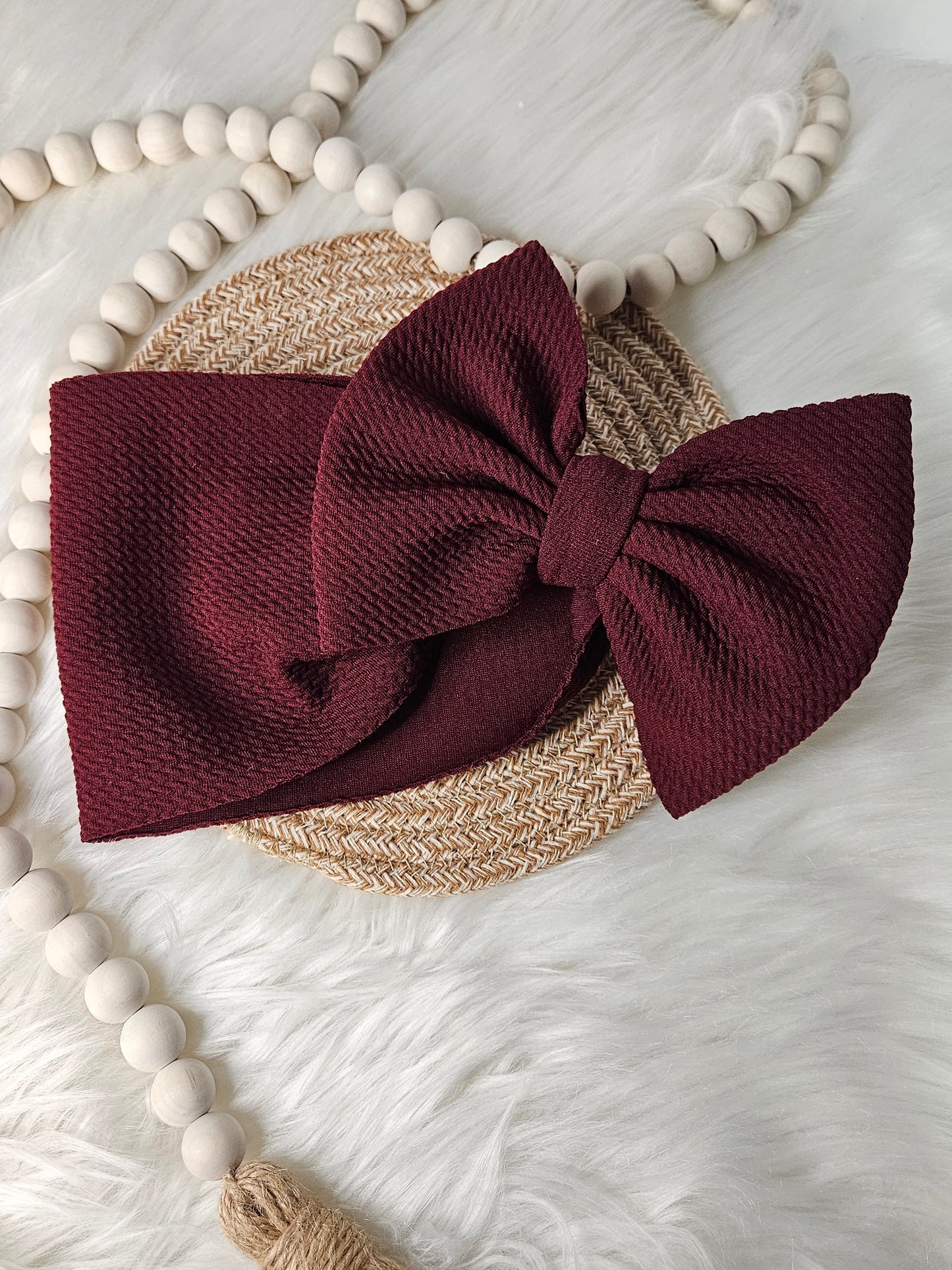 Burgundy Headwrap