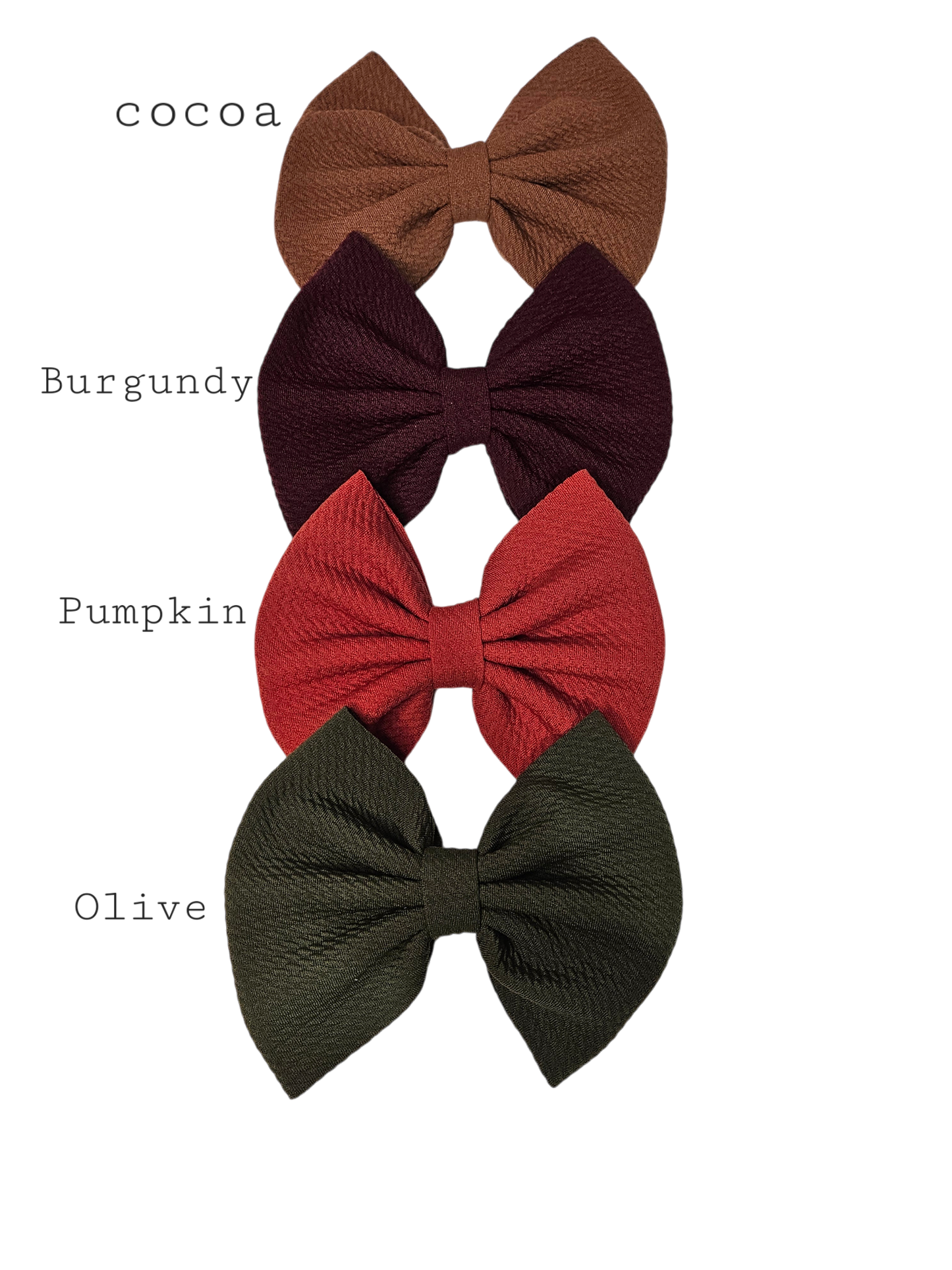 Fall Hair Bow