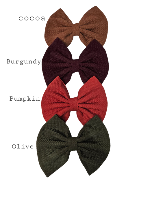 Fall Hair Bow